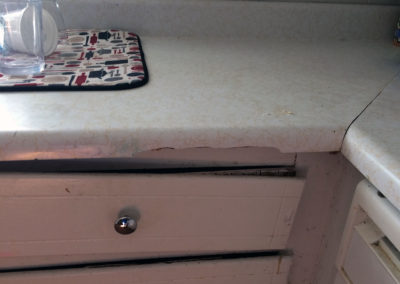 Kitchen Drawer Counter Top Before